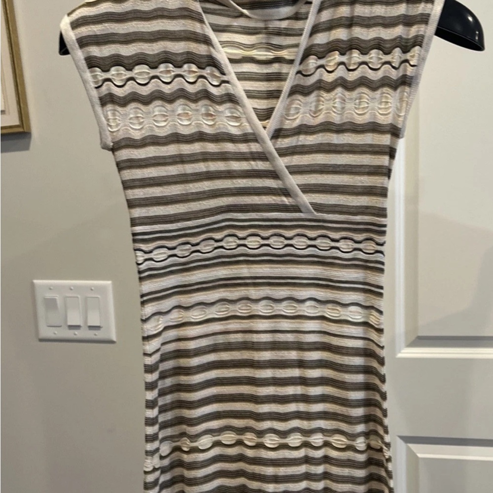 Missoni Striped Sleeveless Dress Size 38